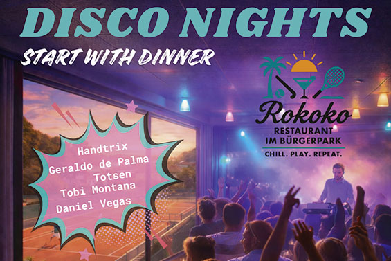 Dinner und DJ-Party am 21.03.2026