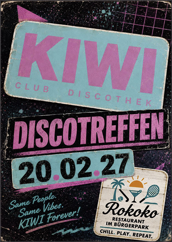 Kiwi Disco Night im Rokoko