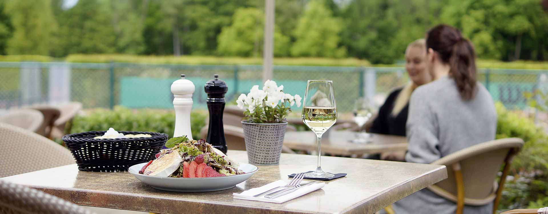 Terrasse vom Restaurant Rokoko Braunschweig